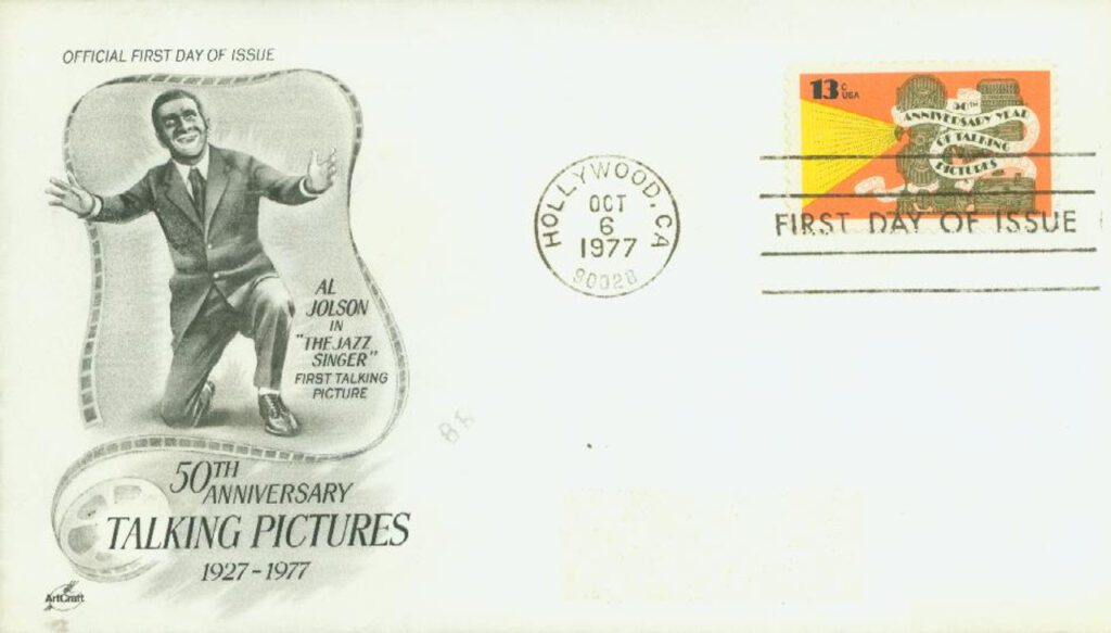 # 1727 - 1977 13c Talking Pictures 50th Anniversary Classic First Day Cover