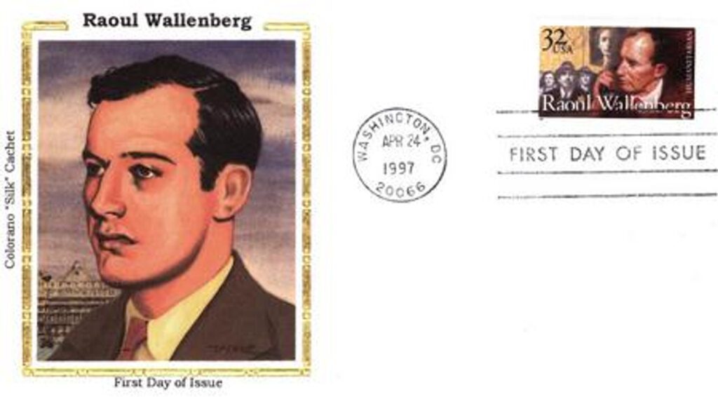 #3135 - 1997 32c Raoul Wallenberg Colorano Silk Cachet First Day Cover