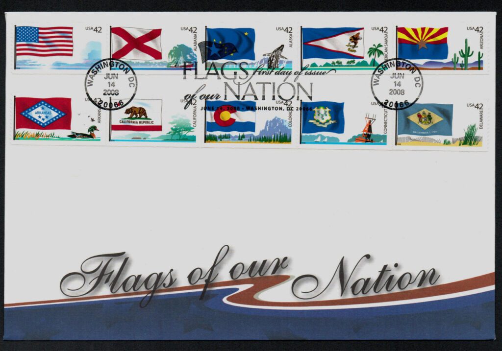 #4273-82 - 2008 42c Flags of Our Nation - Set I Fleetwood First Day Cover