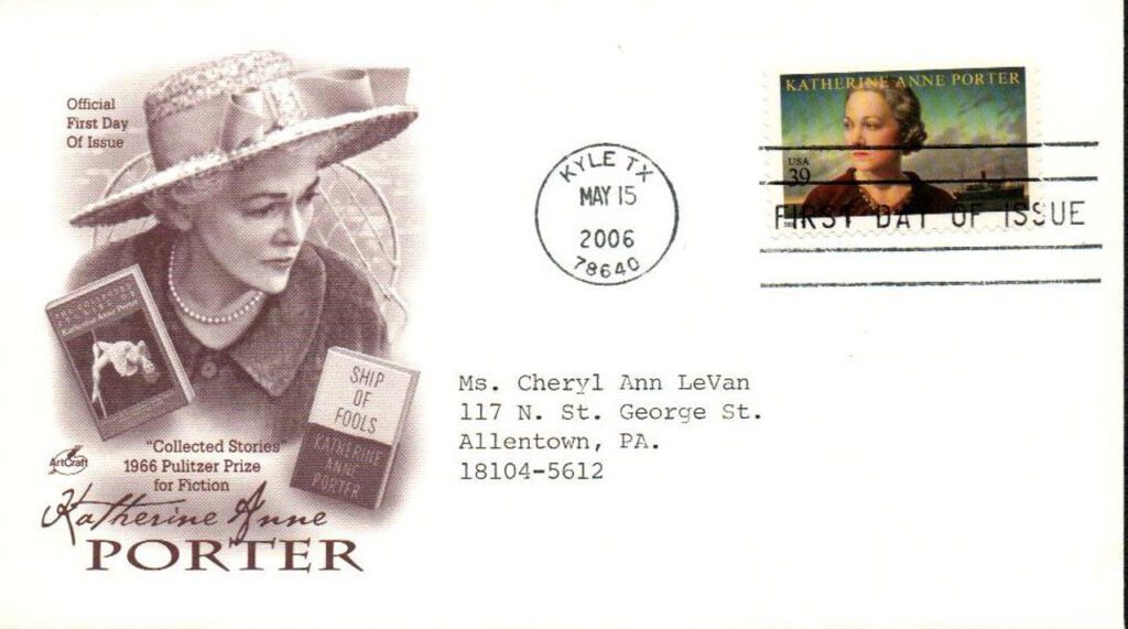 #4030 - 2006 39c Literary Art: Katherine Anne Porter  Classic First Day Cover