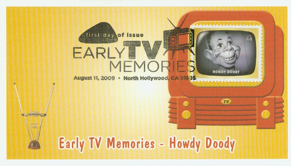 # 4414d - 2009 44c Early TV Memories: Howdy Doody Fleetwood First Day Cover