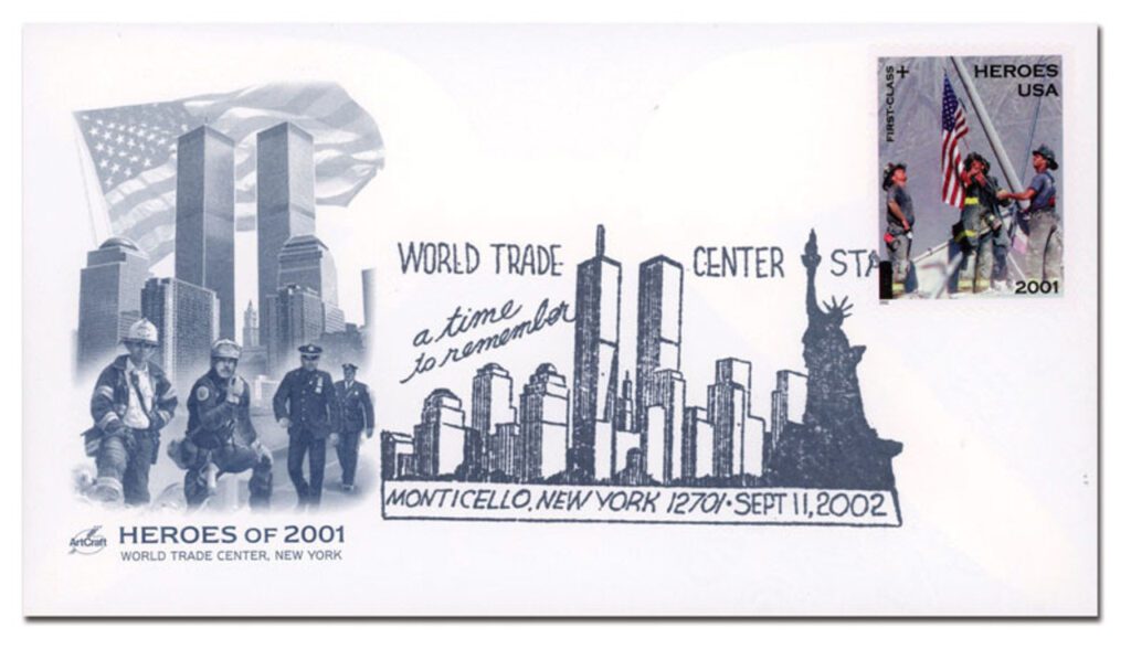 #AC261 - Special Event Art Craft Cover Honoring Heroes of 9/11