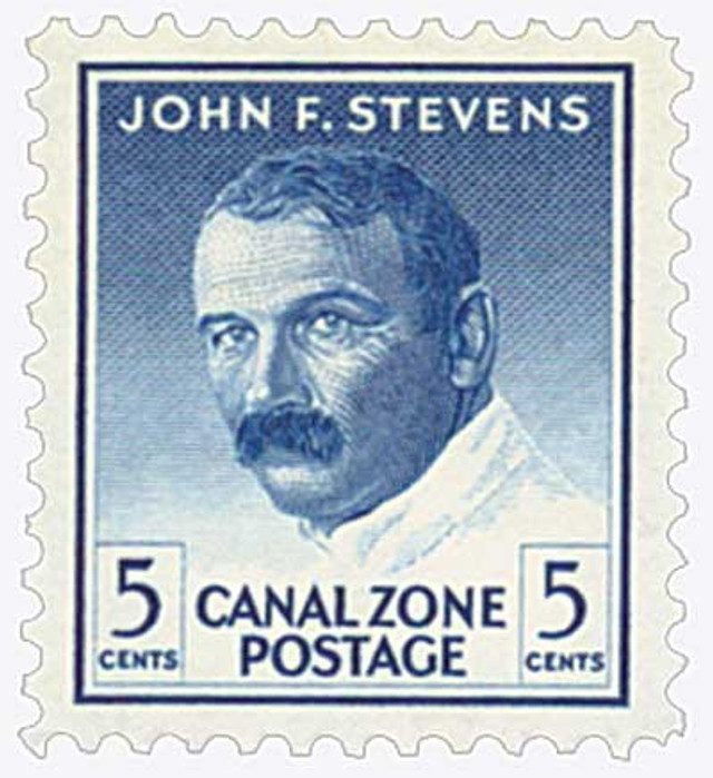 #CZ139 - 1946-49 5c Canal Zone,Stevens, unwatermarked, dark blue
$1.25