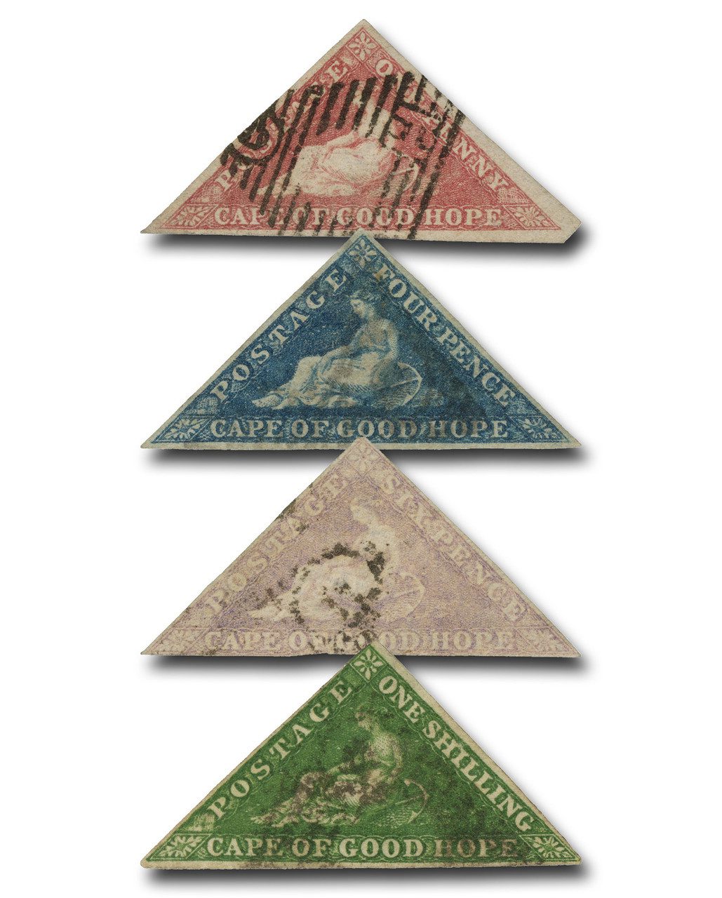 #3-6 - 1855-58 Cape of Good Hope