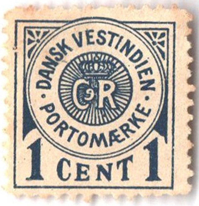 #DWIJ1 - 1902 1c Danish West Indies Postage Due