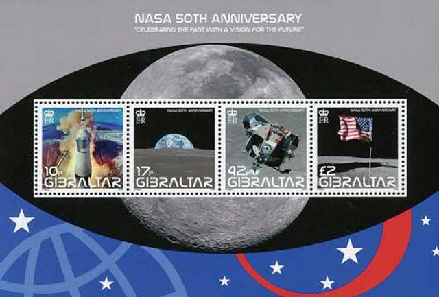 #M11164 - 2008 Gibraltar NASA 50th Anniversary