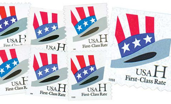 3257/69 - 1998 H-Rate Change, set of 10 stamps - Mystic Stamp Company