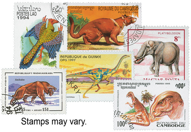 #M5087
Dinosaurs, 25 Different Stamps