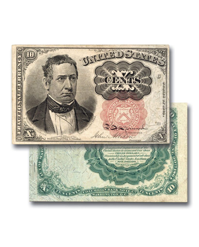 < Prev Next > >
#MA1745
1862-76 Fractional Currency, Good Condition