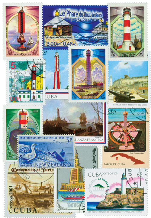 #MP1107
Lighthouses, 25 Different Stamps