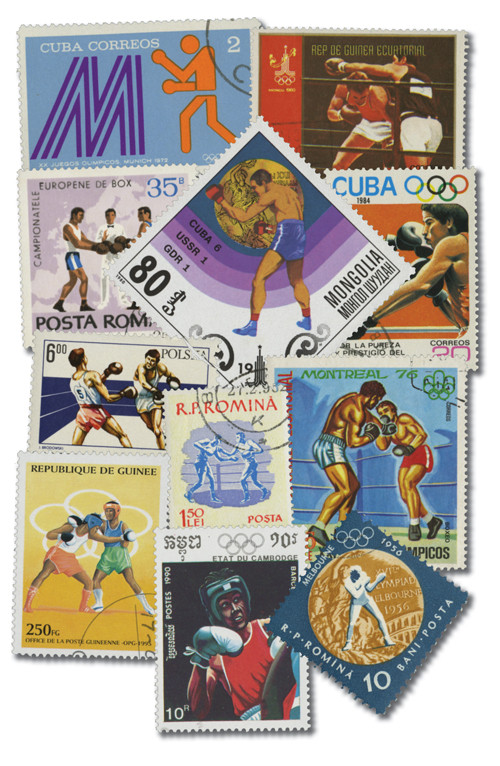 #MP1253
Boxing, 100 Different Stamps