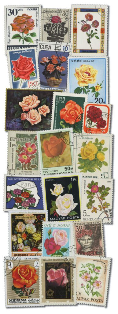 #MP1799 - Roses, 200 Different Stamps