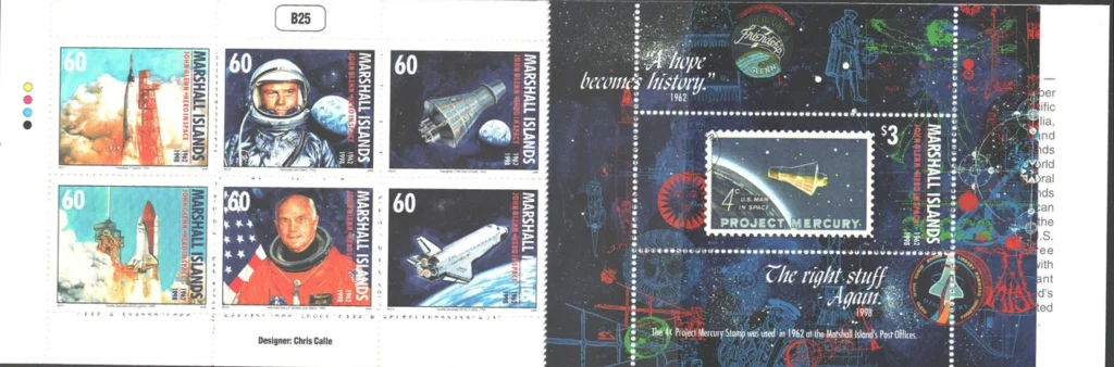 #677a
1998 Marshall Islands, John Glenn, Project Mercury