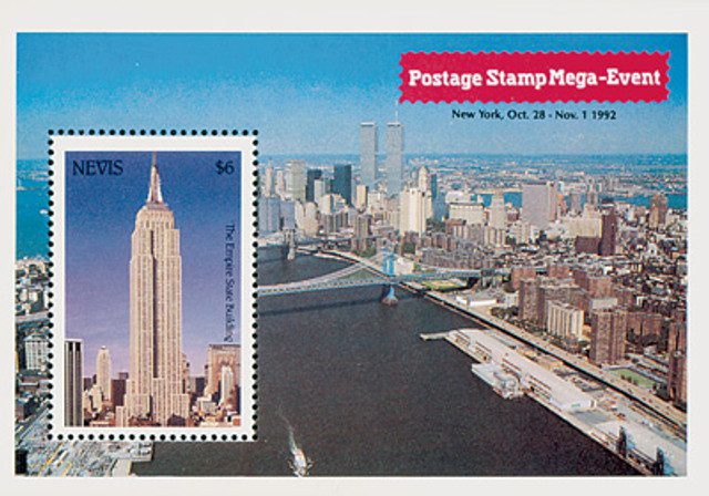 #M7156 - Nevis, Empire State Building, S/S