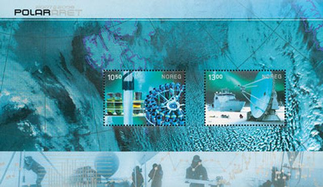 #M9358 - 2007 International Polar Year, Mint Souvenir Sheet, Norway