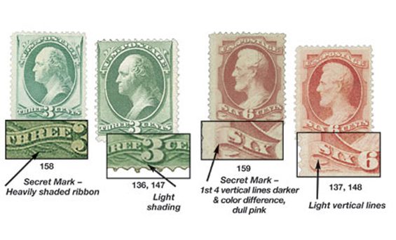 Secret Marks on Classic U.S. Stamps Mystic Stamp Discovery Center