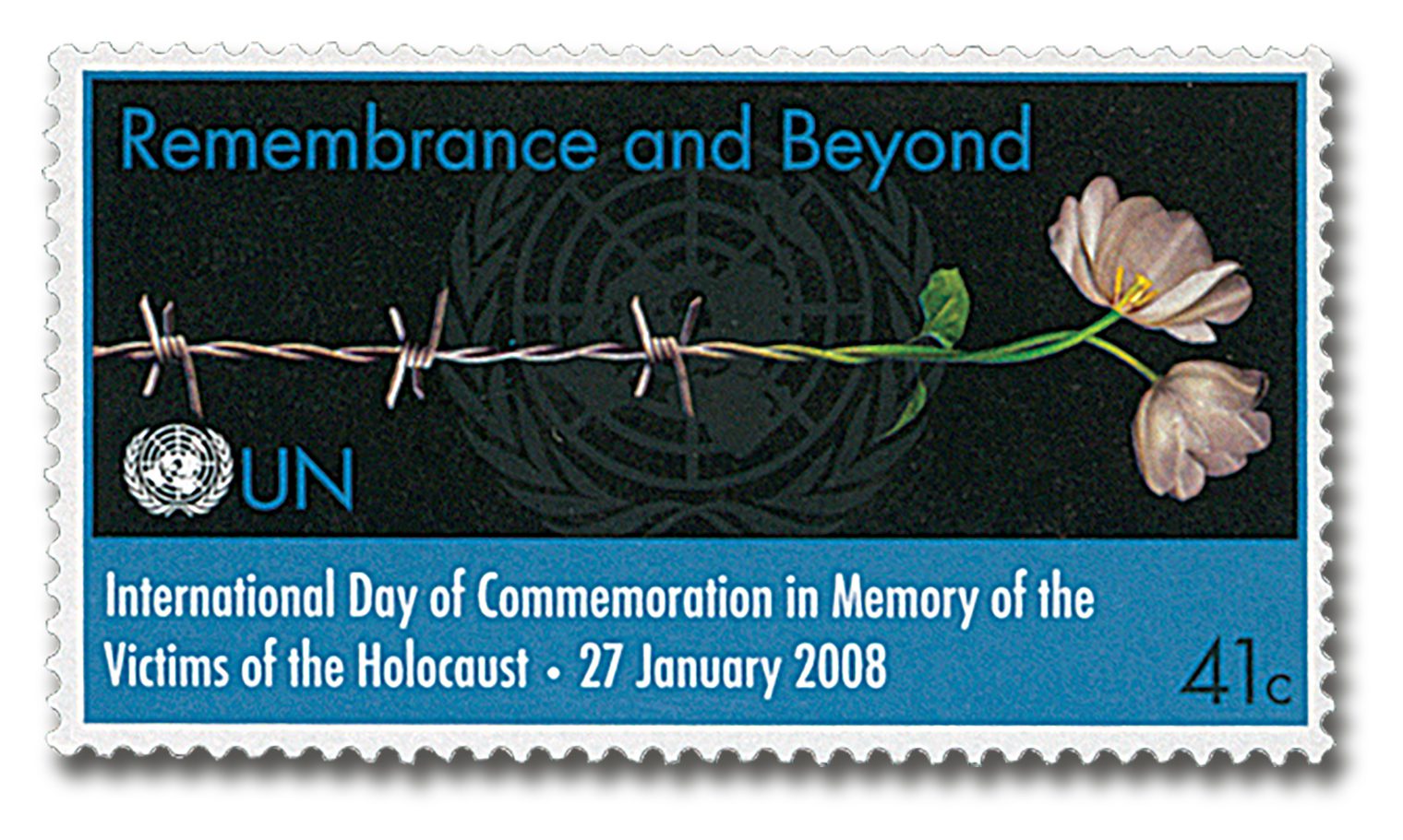 #UN948
2008 41c International Holocaust Rememberance Day