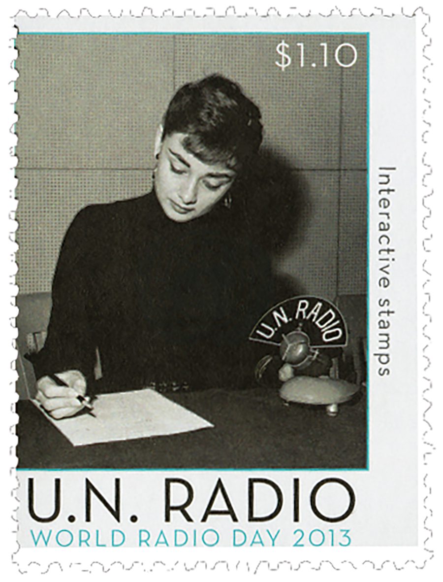 # UN1057 - 2013 $1.10 World Radio Day