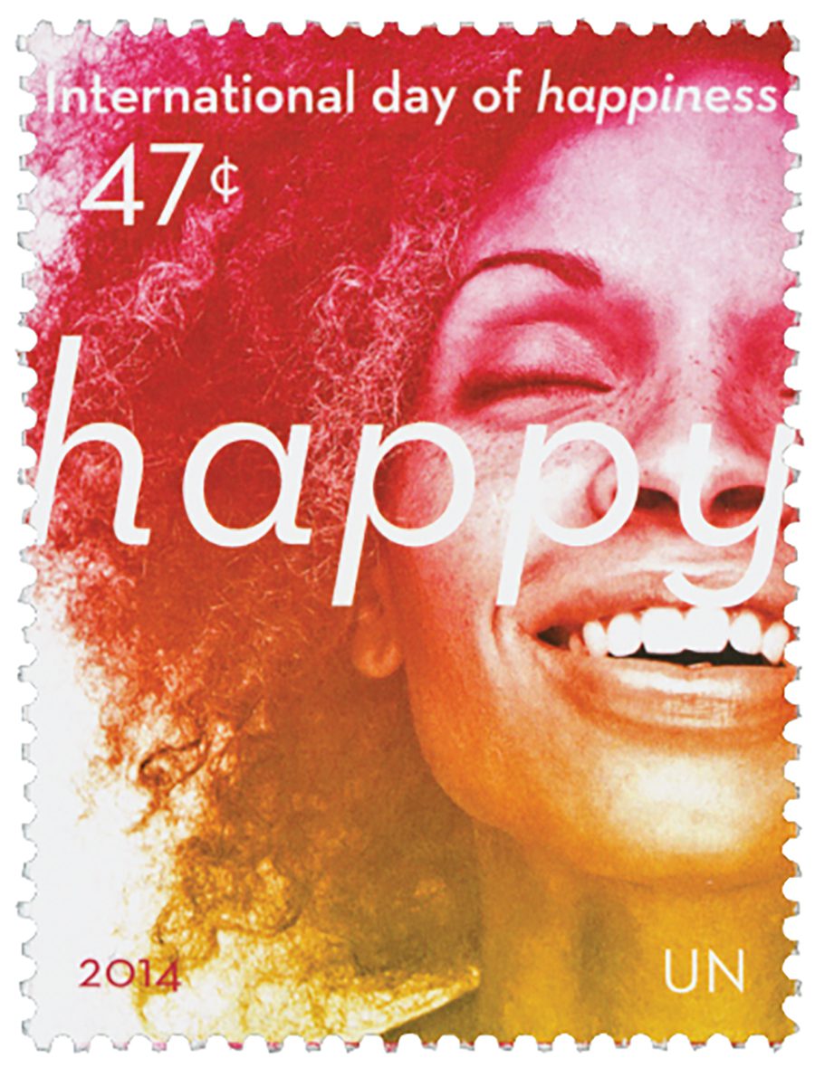 #UN1081 - 2014 47¢ Int'l Day of Happiness