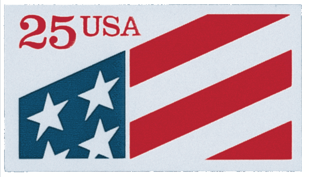 #2475 - 1990 25c Plastic Flag