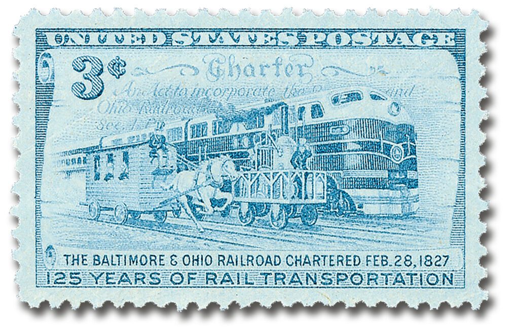 #1006 - 1952 3c B. & O. Railroad