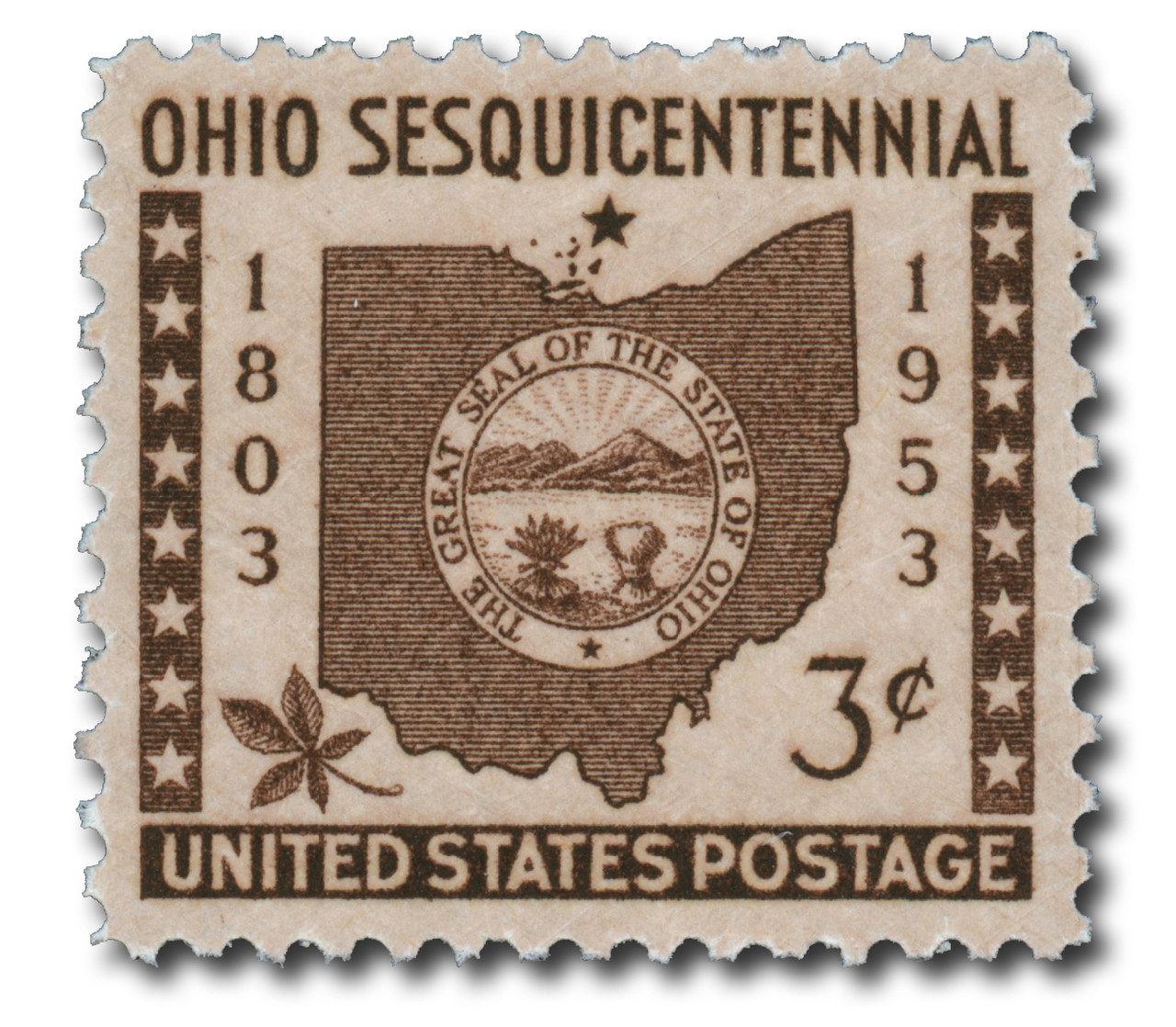 #1018
1953 3c Ohio Statehood