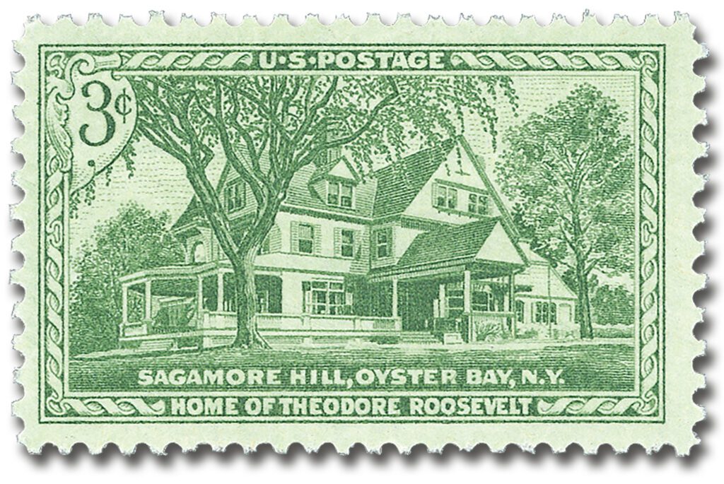 #1023 - 1953 3c Sagamore Hill