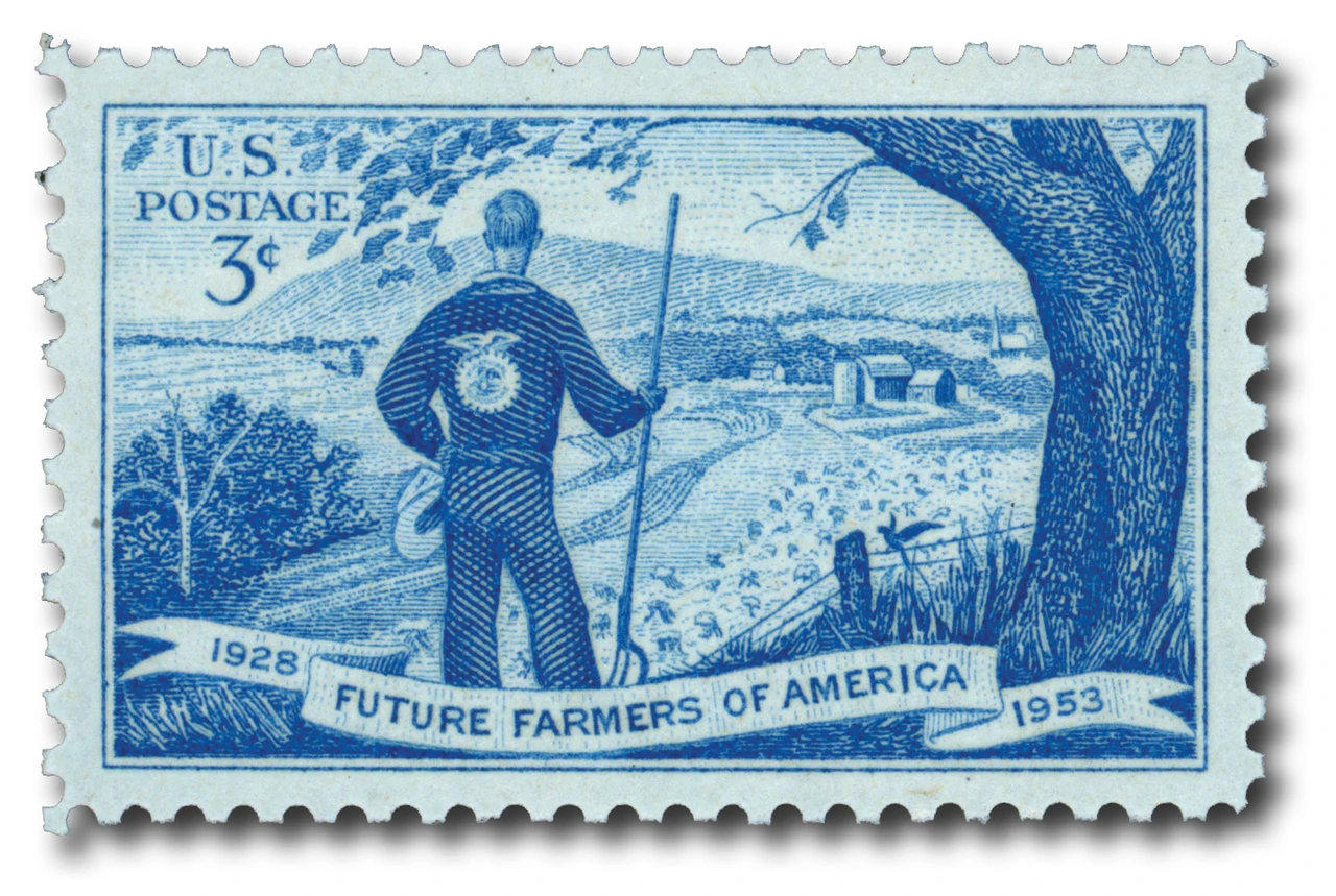 # 1024 - 1953 3¢ Future Farmers of America