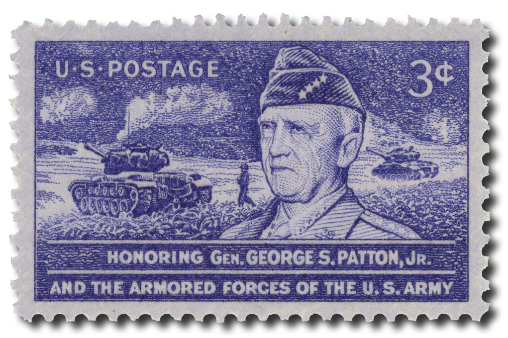 #1026 1953 3c General George S. Patton, Jr.