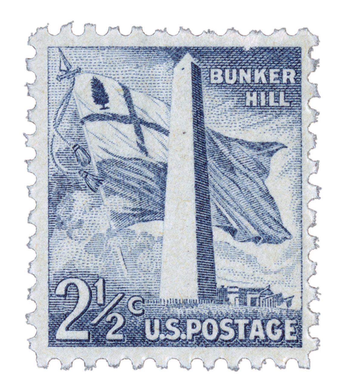 #1034 - 1959 Liberty Series,2 1/2c Bunker Hill Monument