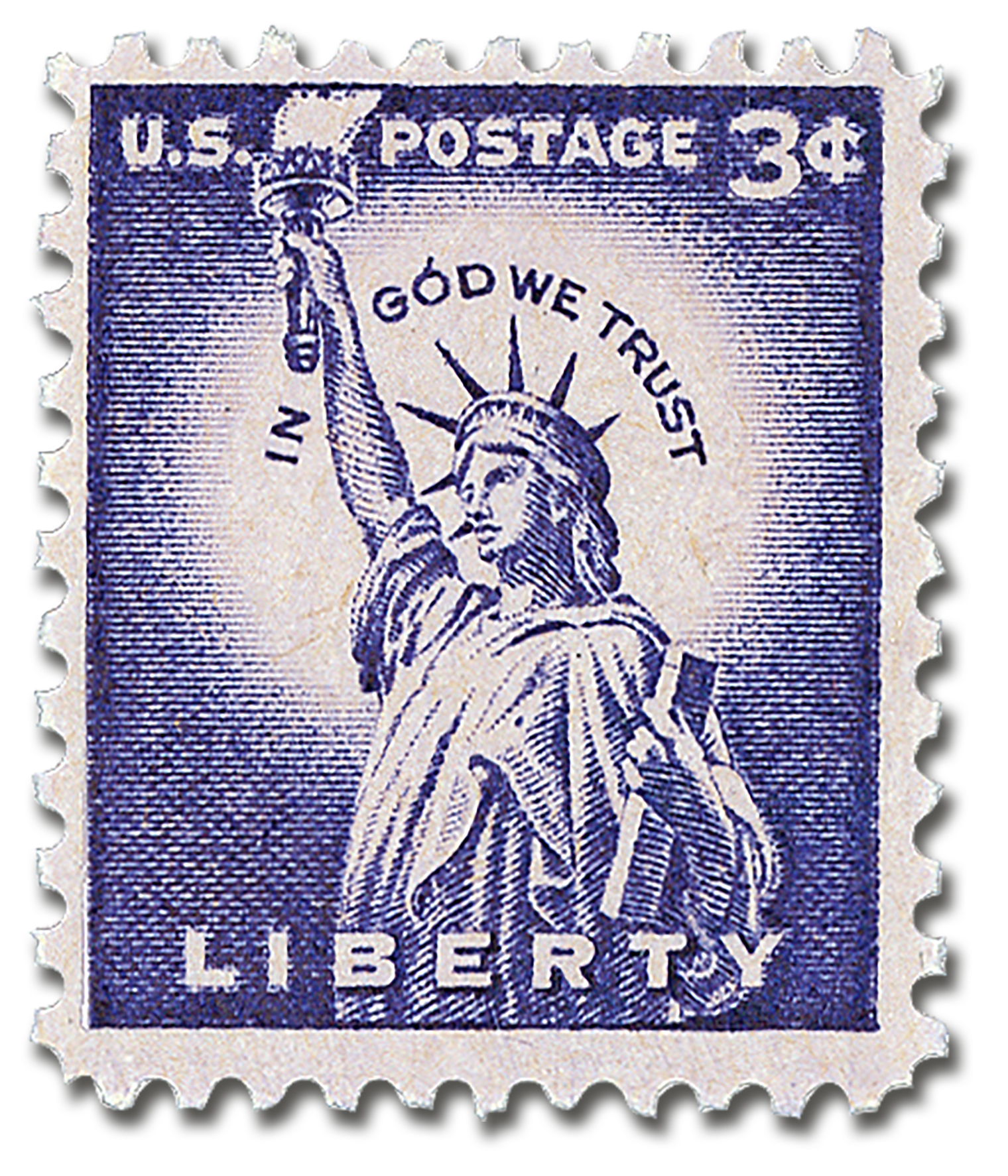 #1035
1954 3c Liberty Series: Statue of Liberty
