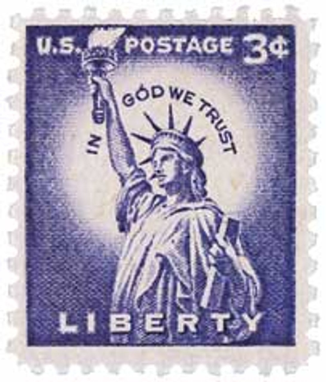 #1035 - 1954 Liberty Series - 3c Statue of Liberty