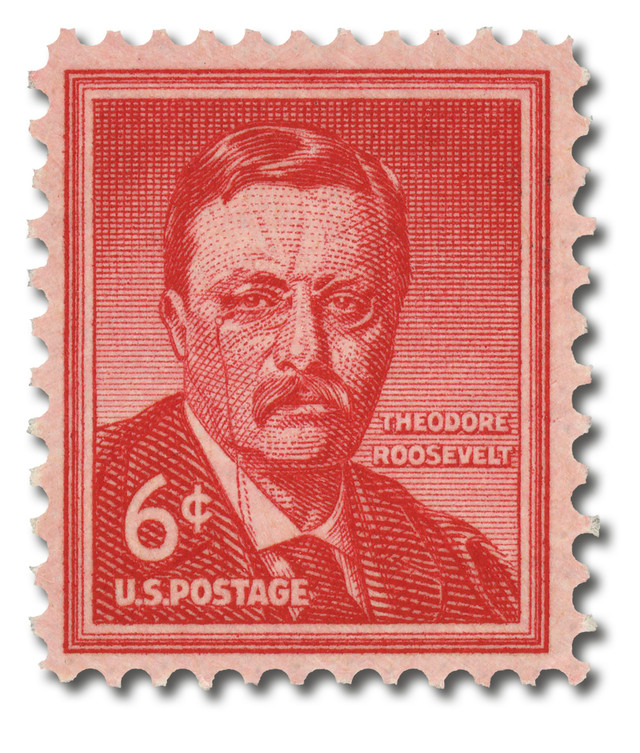#1039
1955 6c Liberty Series: Theodore Roosevelt
