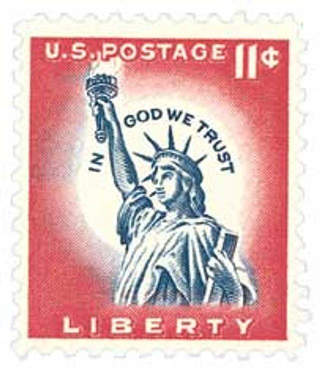 #1044A - 1961 Liberty Series - 11c Statue of Liberty