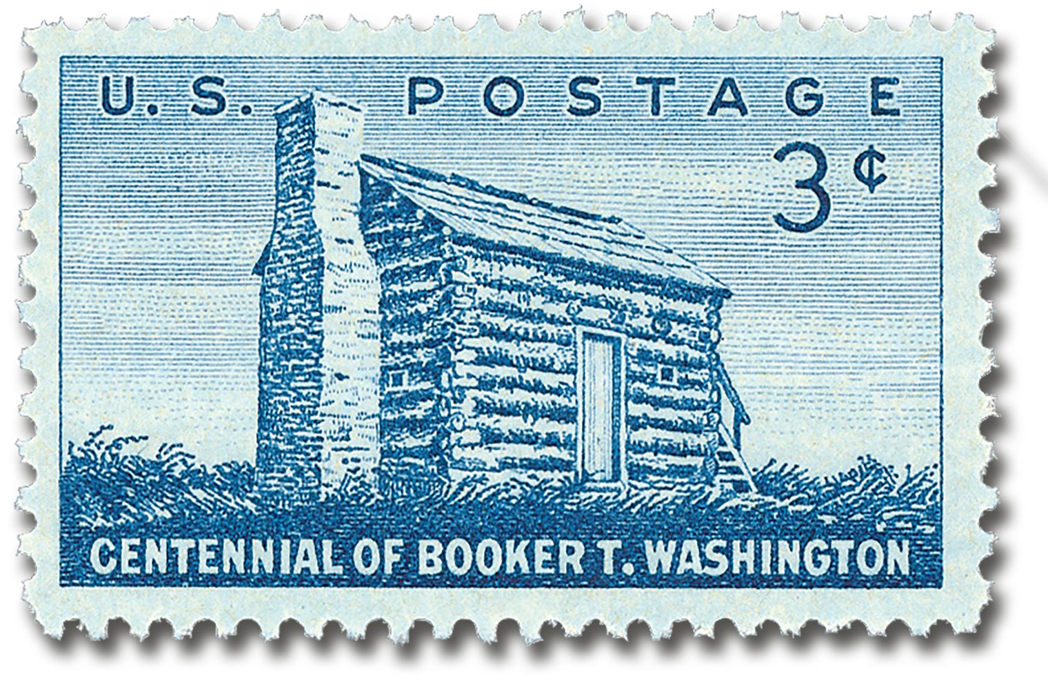 #1074 - 1956 3c Booker T. Washington