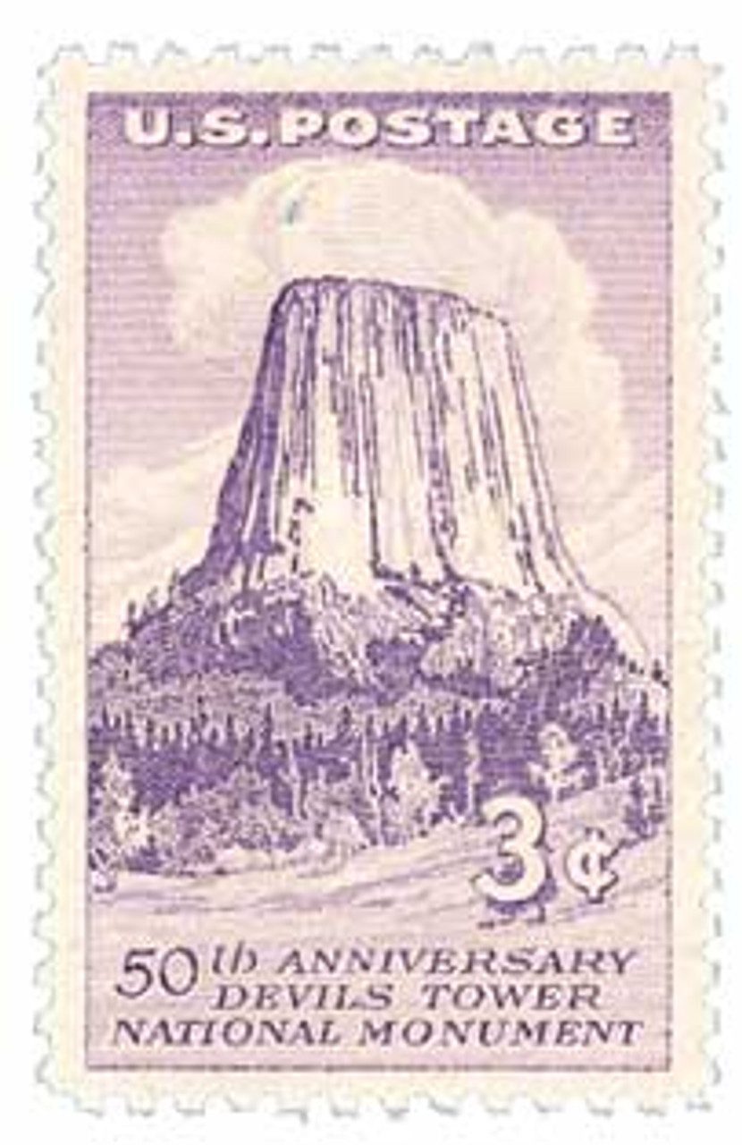 1956 3¢ Devils Tower