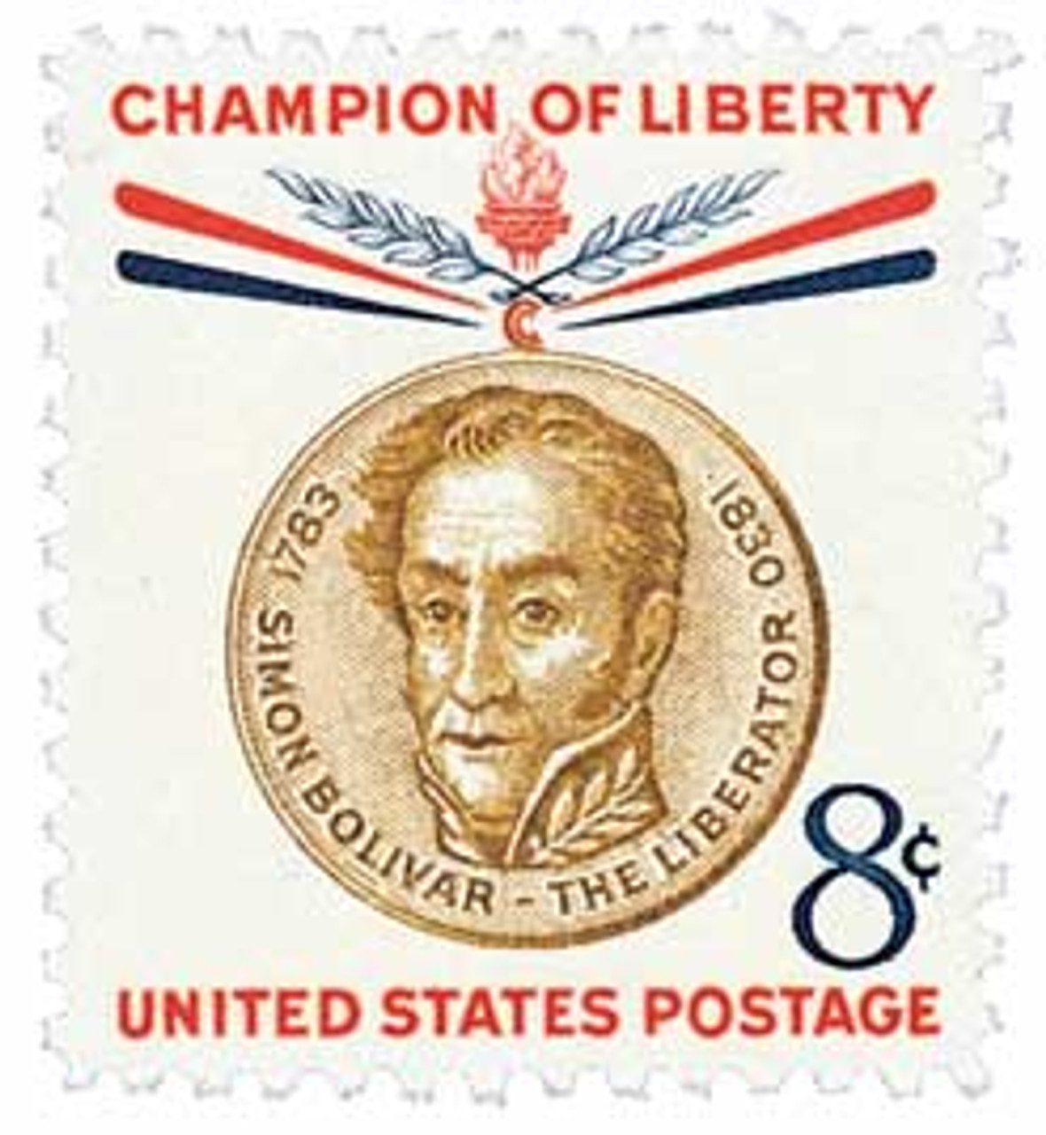# 1111 - 1958 8¢ Simon Bolivar
