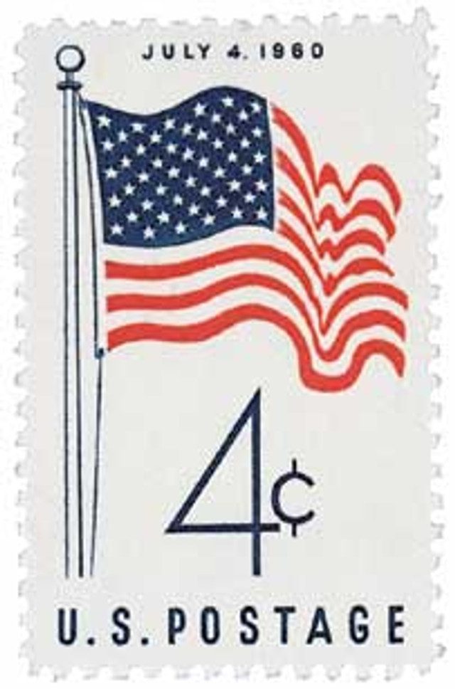 #1153 - 1960 4c 50-Star U.S. Flag