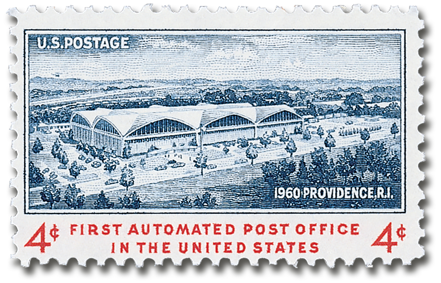 #1164
1960 4c First Automated Post Office
