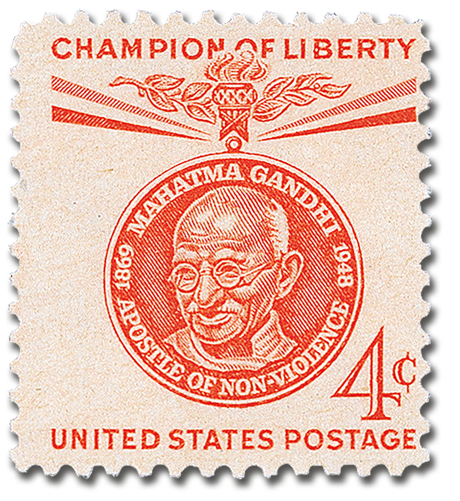1174 - 1961 4c Champions of Liberty: Mahatma Gandhi