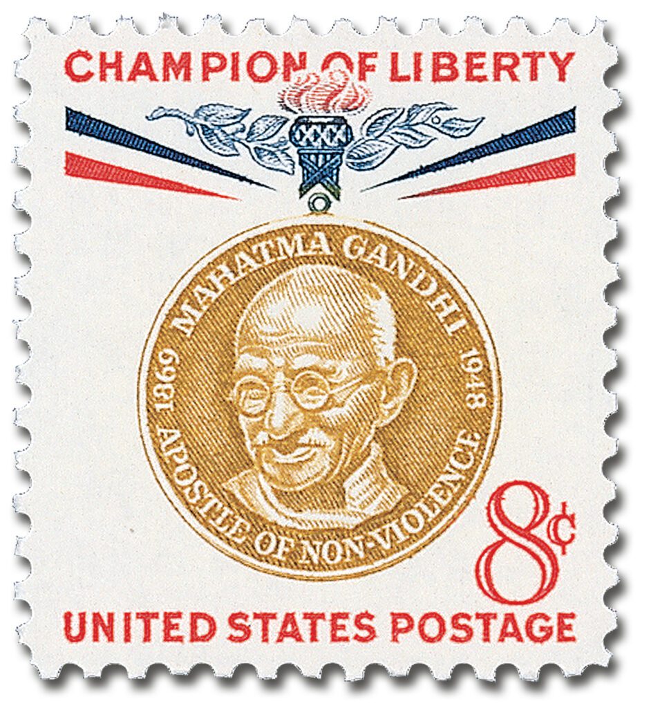 #1175
1961 8c Champions of Liberty: Mahatma Gandhi