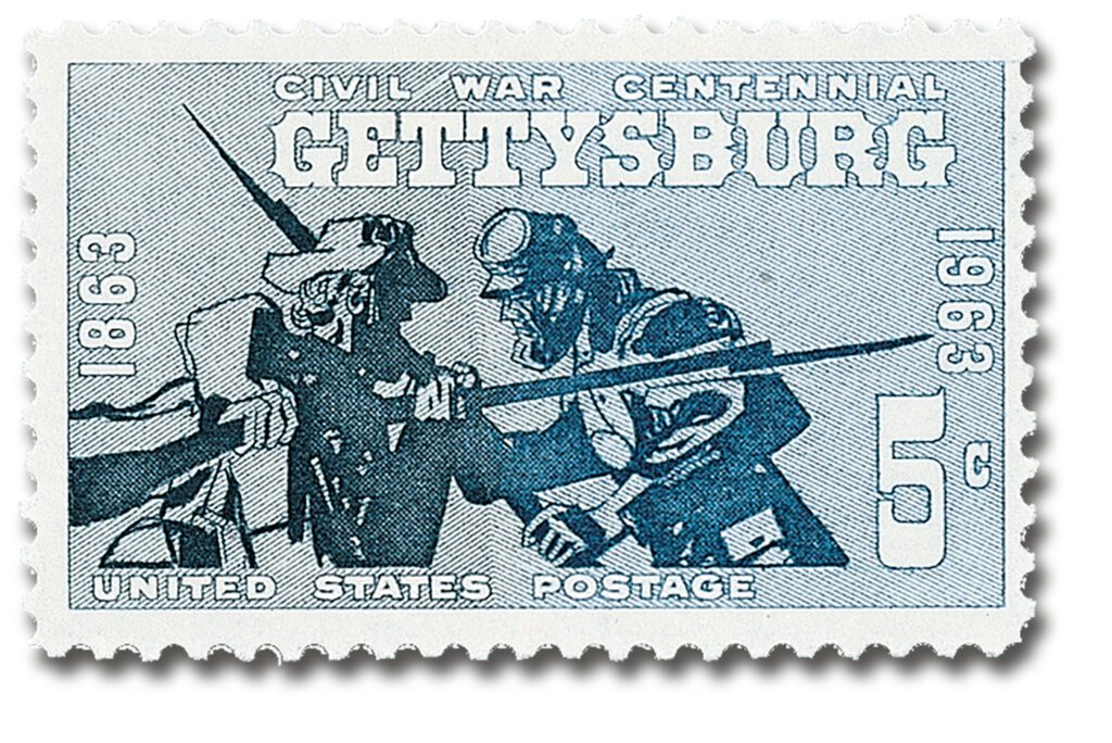 #1180
1963 5c Civil War Centennial: Battle of Gettysburg