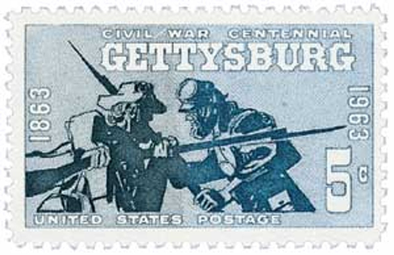 1963 5¢ Civil War Centennial: Battle of Gettysburg