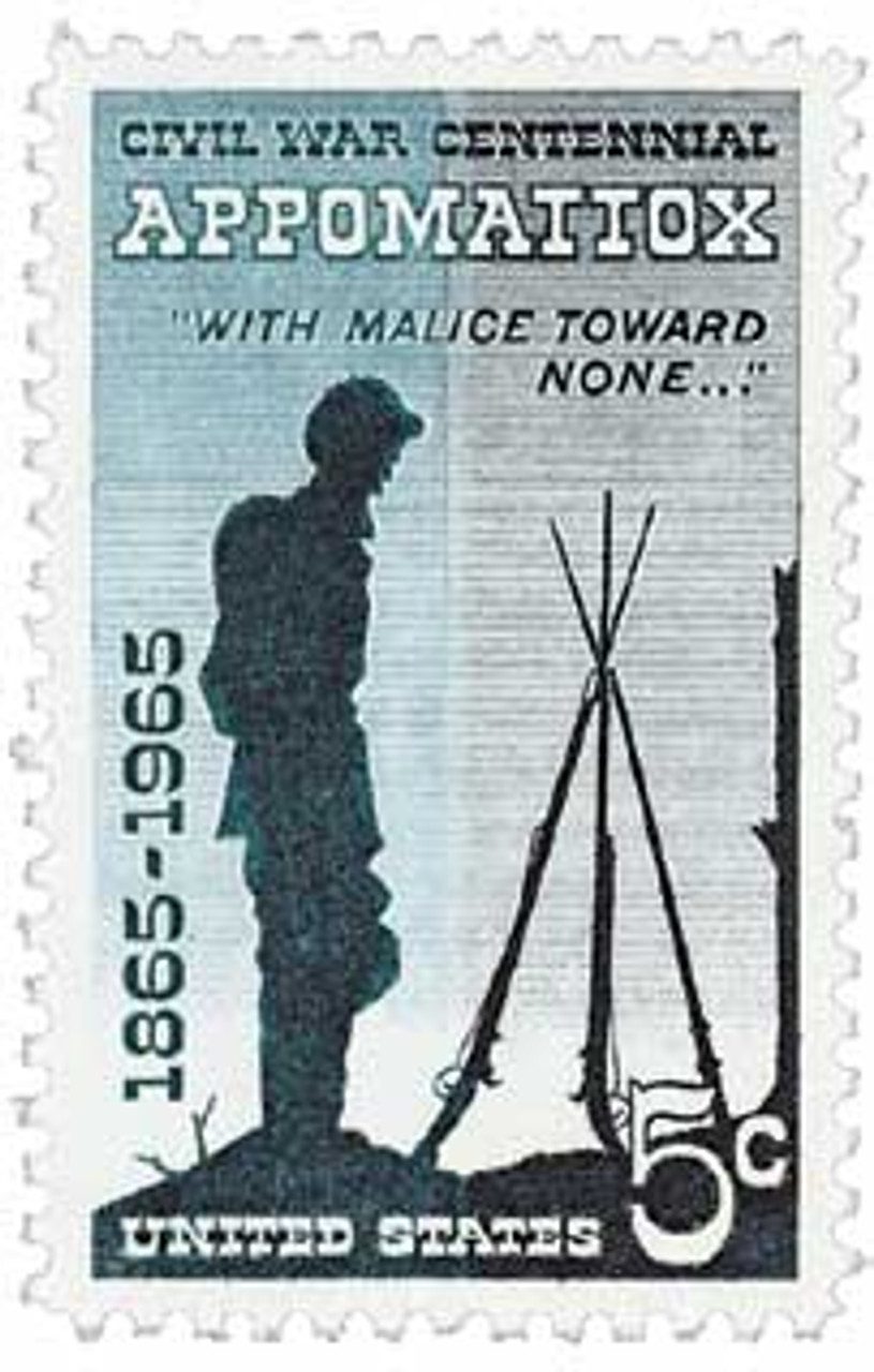 # 1182 - 1965 5c Civil War Centennial: Surrender at Appomattox