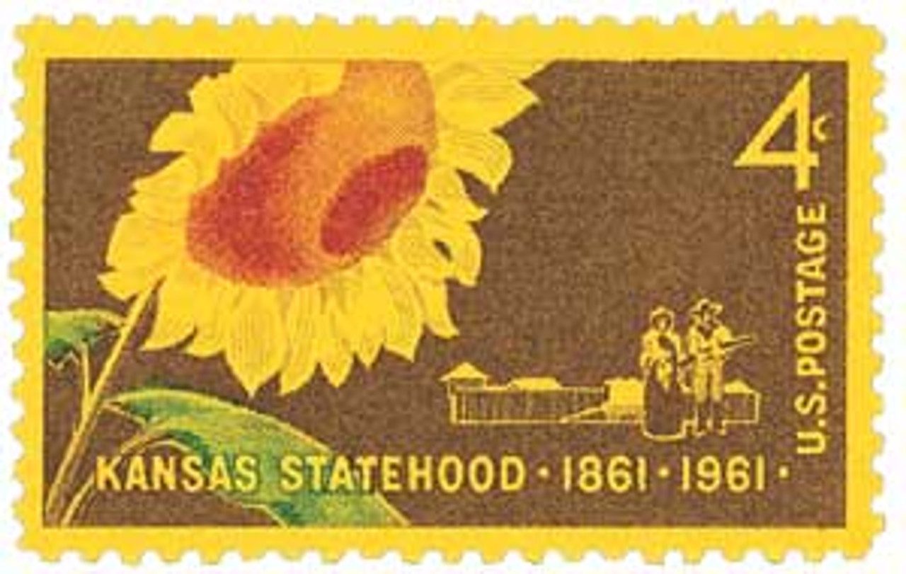 # 1183 - 1961 4c Kansas Statehood