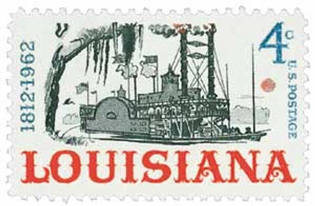 #1197 - 1962 4c Louisiana Statehood