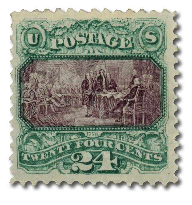 # 120 - 1869 24c Declaration of Independence