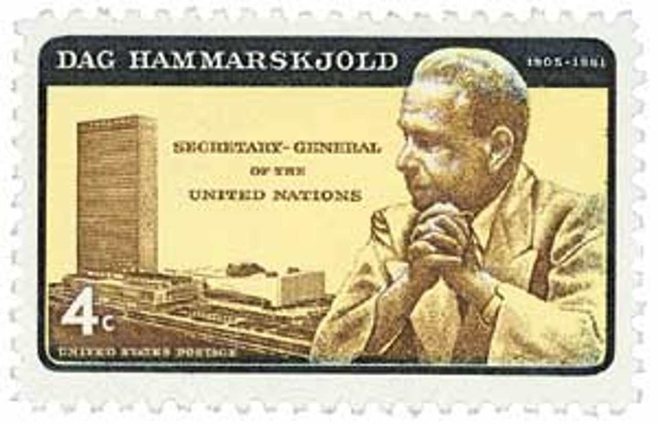 # 1203 - 1962 4c Dag Hammarskjold