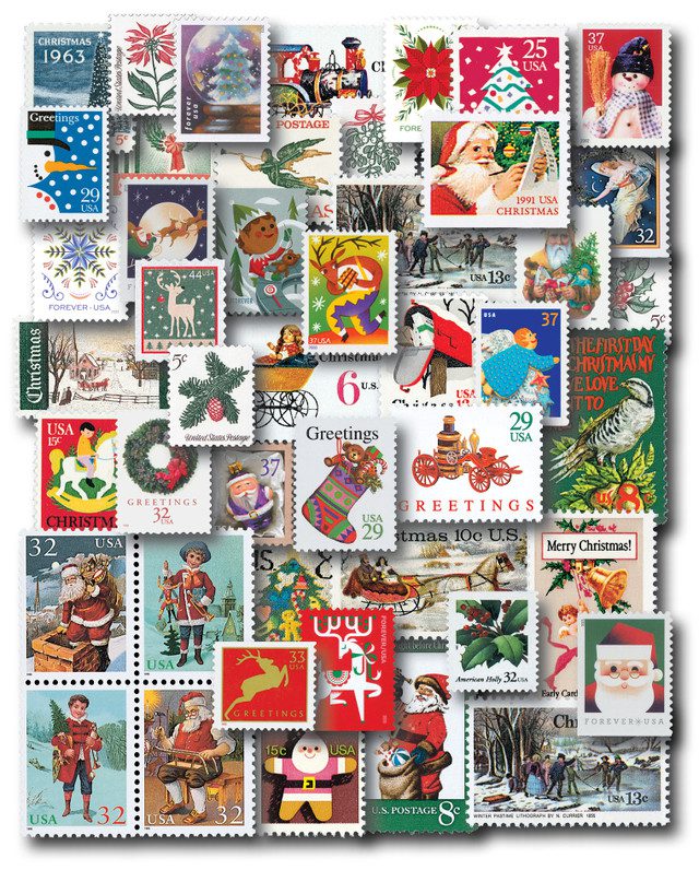 #1205/5944 - 1962-2024 Contemporary Christmas, Complete Set of 275 Stamps