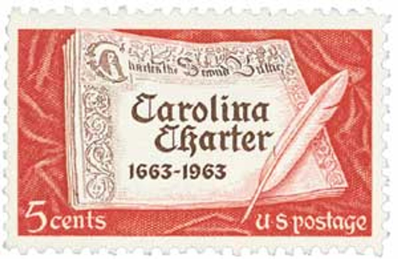 # 1230 - 1963 5c Carolina Charter